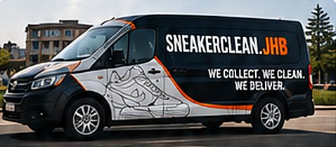SneakerClean collection and delivery van